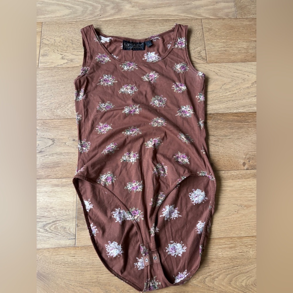 Karen kane tank bodysuit medium